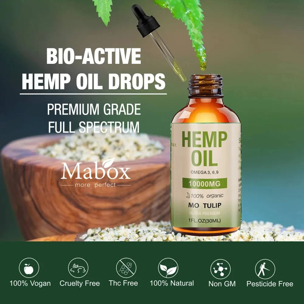 Organic Hemp Seed Oil Thc oid Cbd oil